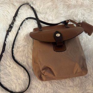 Dooney & Bourke Canvas & Leather Crossbody Purse - AUTHENTIC - Used